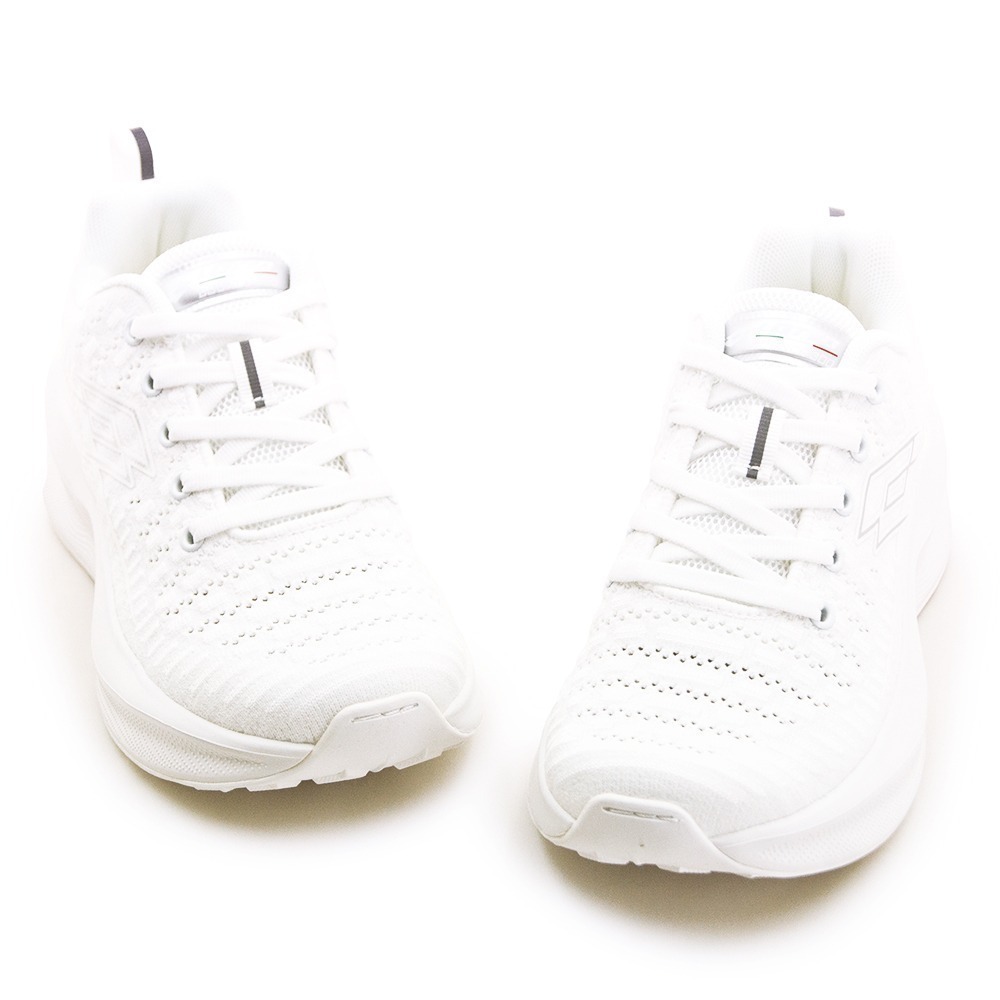 【利嘉夢】LOTTO 專業輕量Q彈避震慢跑鞋 躍彈系列 白色學生鞋 白灰 8039 女-細節圖2