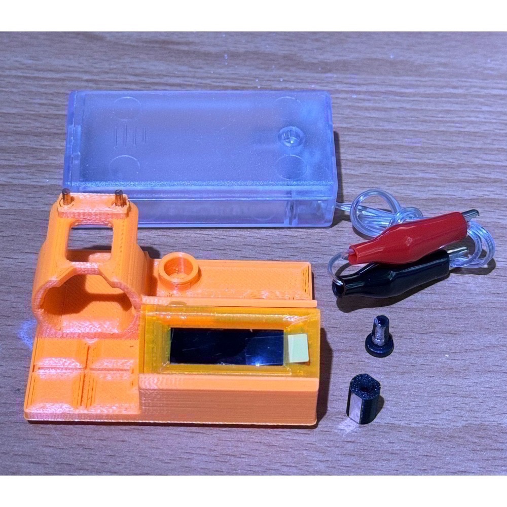 3D列印 第二代輕便馬達測轉儀+固定座+自制感應頭+電池盒-規格圖3