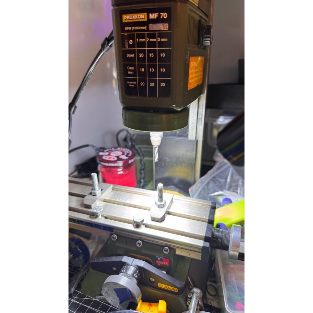 3D列印 迷你魔 微型銑 MF70 LED照明座-細節圖2