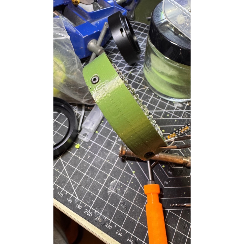 3D列印 迷你魔 微型銑 MF70 LED照明座-細節圖3