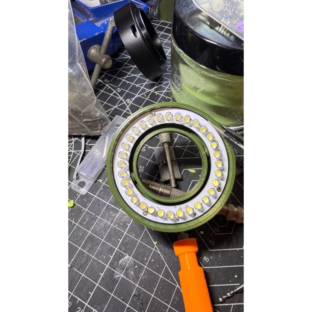 3D列印 迷你魔 微型銑 MF70 LED照明座-細節圖5