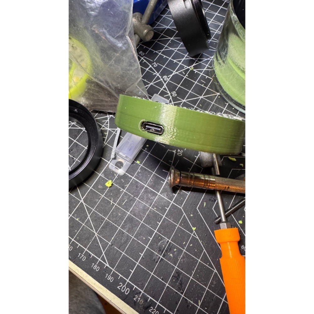 3D列印 迷你魔 微型銑 MF70 LED照明座-細節圖6