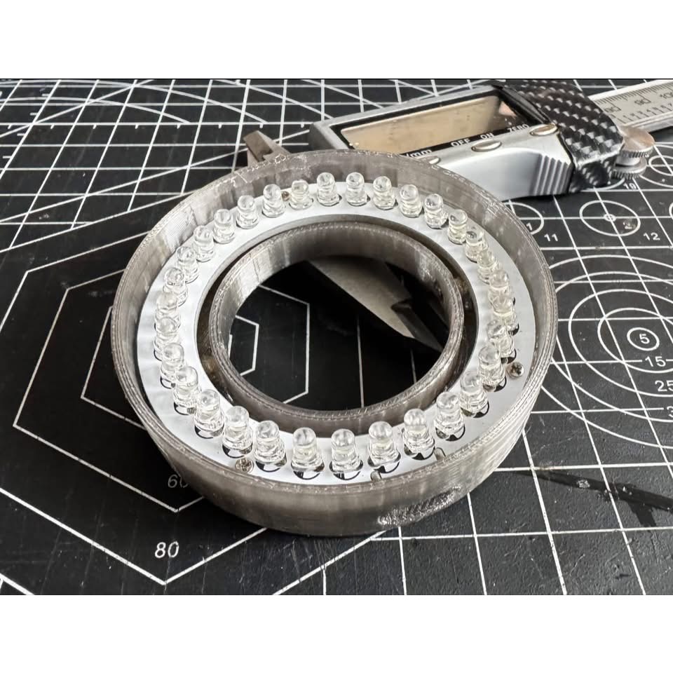 3D列印 迷你魔 微型銑 MF70 LED照明座-細節圖8