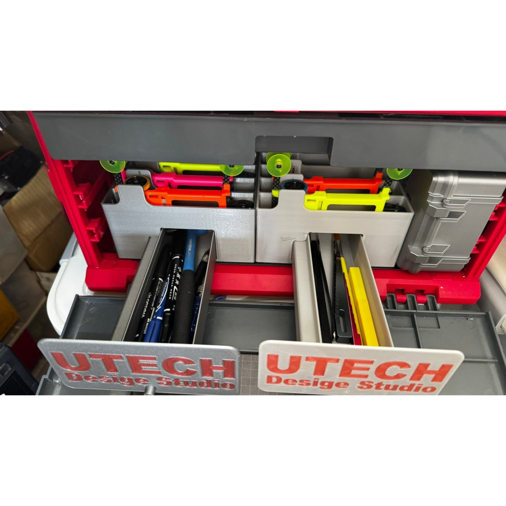 三輪專用車庫(7入)RC箱直放(含工具收納)-細節圖2