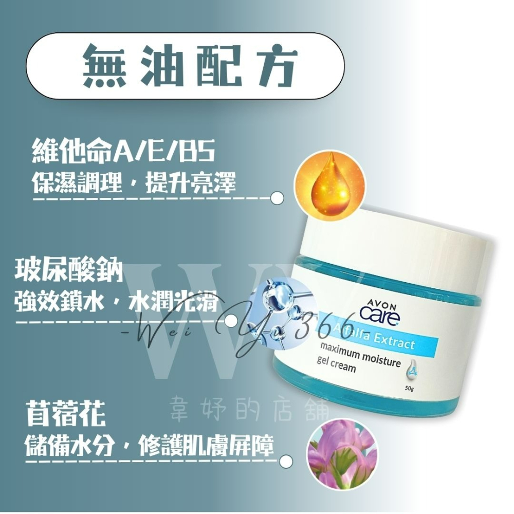 雅芳新品🏆純顏 超活水潤精華凝霜 補水精華 保濕精華 超補水 無油凝凍 清爽凝凍 好推好吸收👍🏻-細節圖3