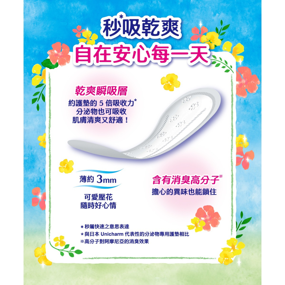 📣單包販售 蘇菲艾柔 女性漏尿墊 吸水棉墊 3cc/50cc 24小時消臭 瞬間乾爽 吸水 護墊 日本製-細節圖2