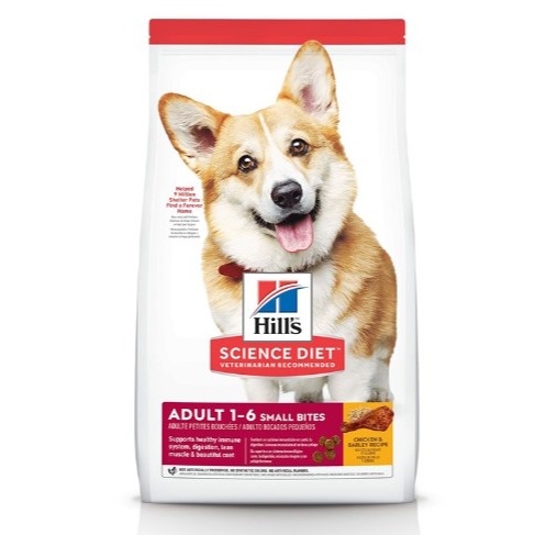【親密愛犬】希爾思 Hills 成犬1-6歲 小顆粒 雞肉與大麥特調食譜 2KG-細節圖3