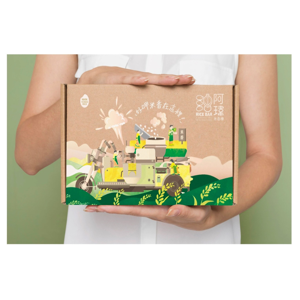 澎湃米香禮盒(空盒-可裝2~4包)-細節圖2