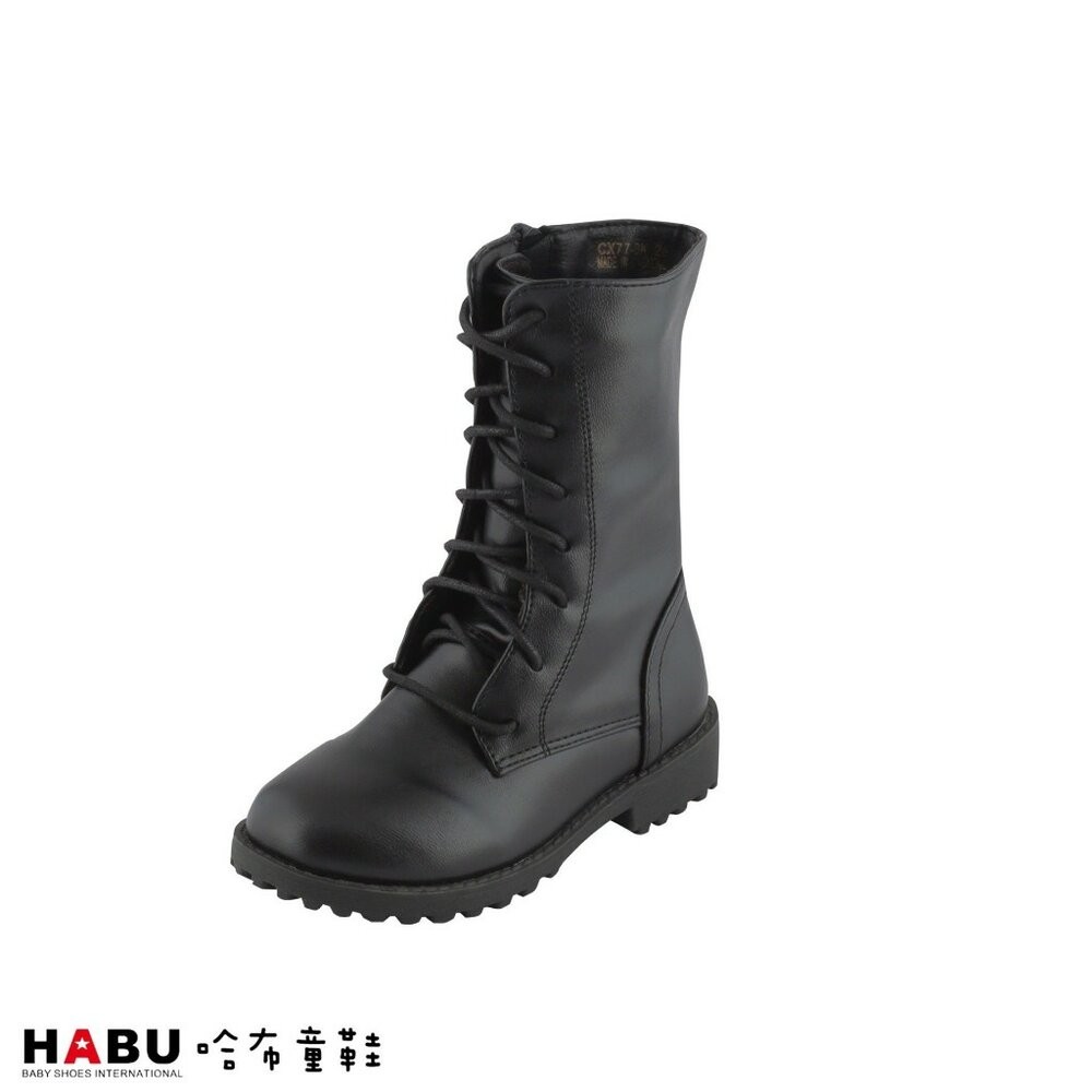 【魔法童鞋】HABU哈布童鞋  時尚兒童長靴 個性簡約風 HJ137BB-BK/CX77-BK/7020-BK-規格圖5