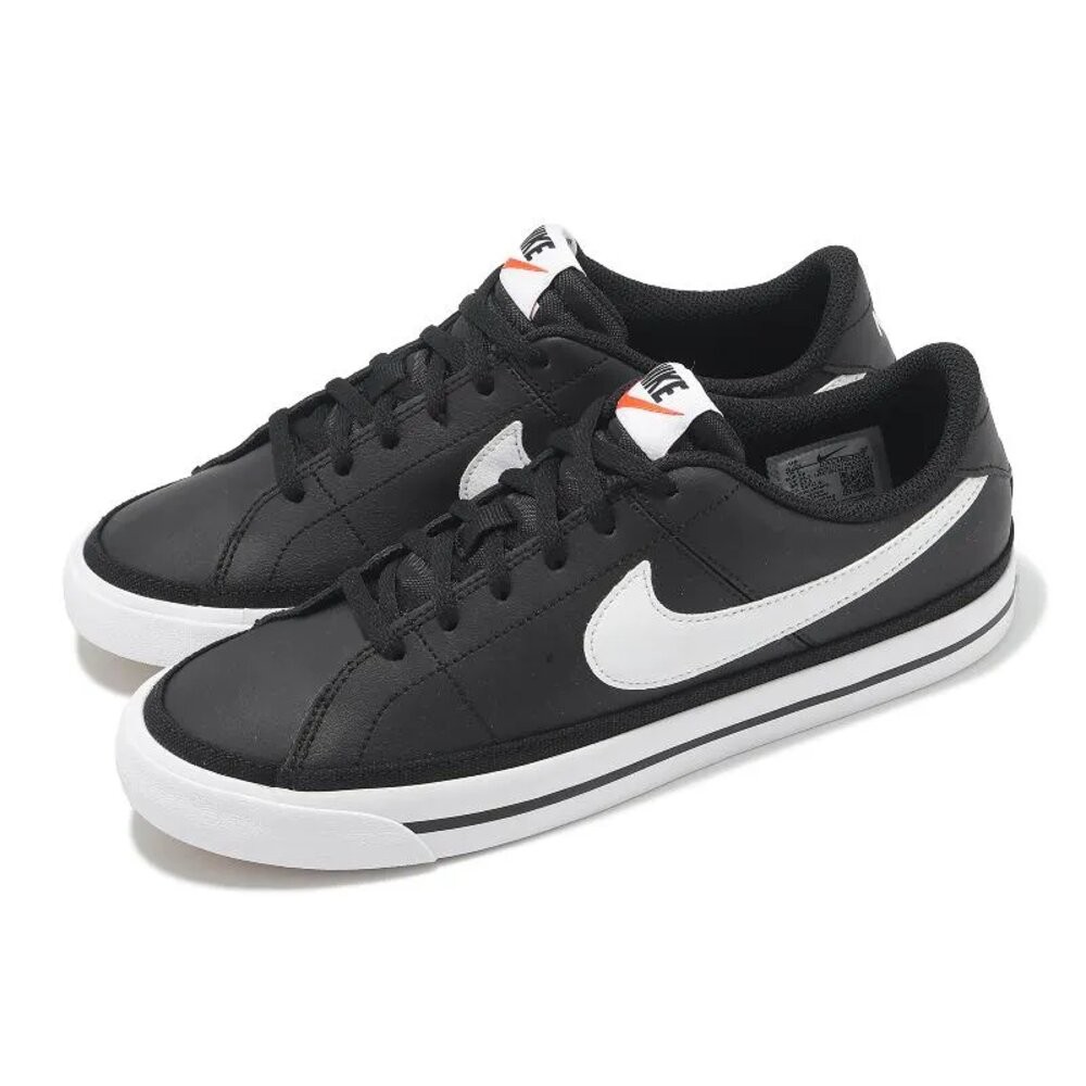 【魔法童鞋】NIKE 耐吉 Court Legacy GS 大童 中鞋 休閒鞋 黑 白 復古 低筒 DA5380-002-規格圖5