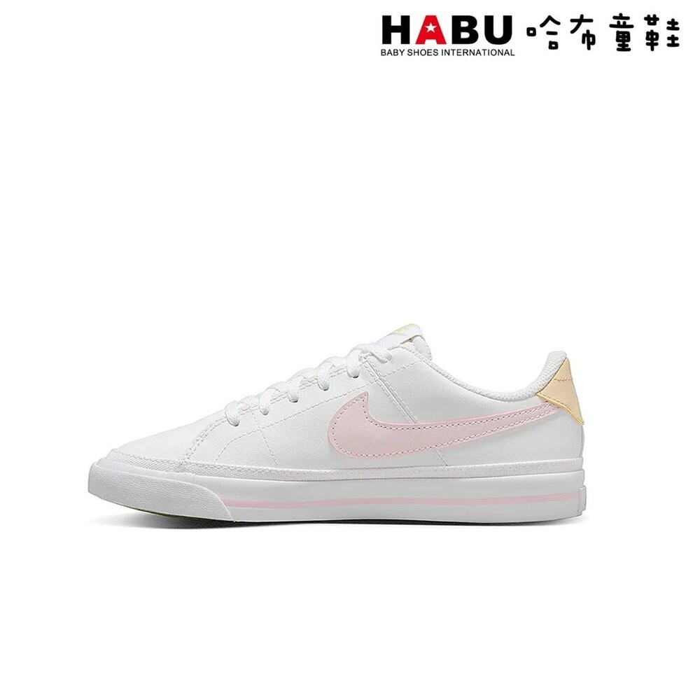 【魔法童鞋】NIKE 耐吉 Court Legacy GS 大童 中鞋 休閒鞋 粉 白 復古 低筒 DA5380-115-細節圖2