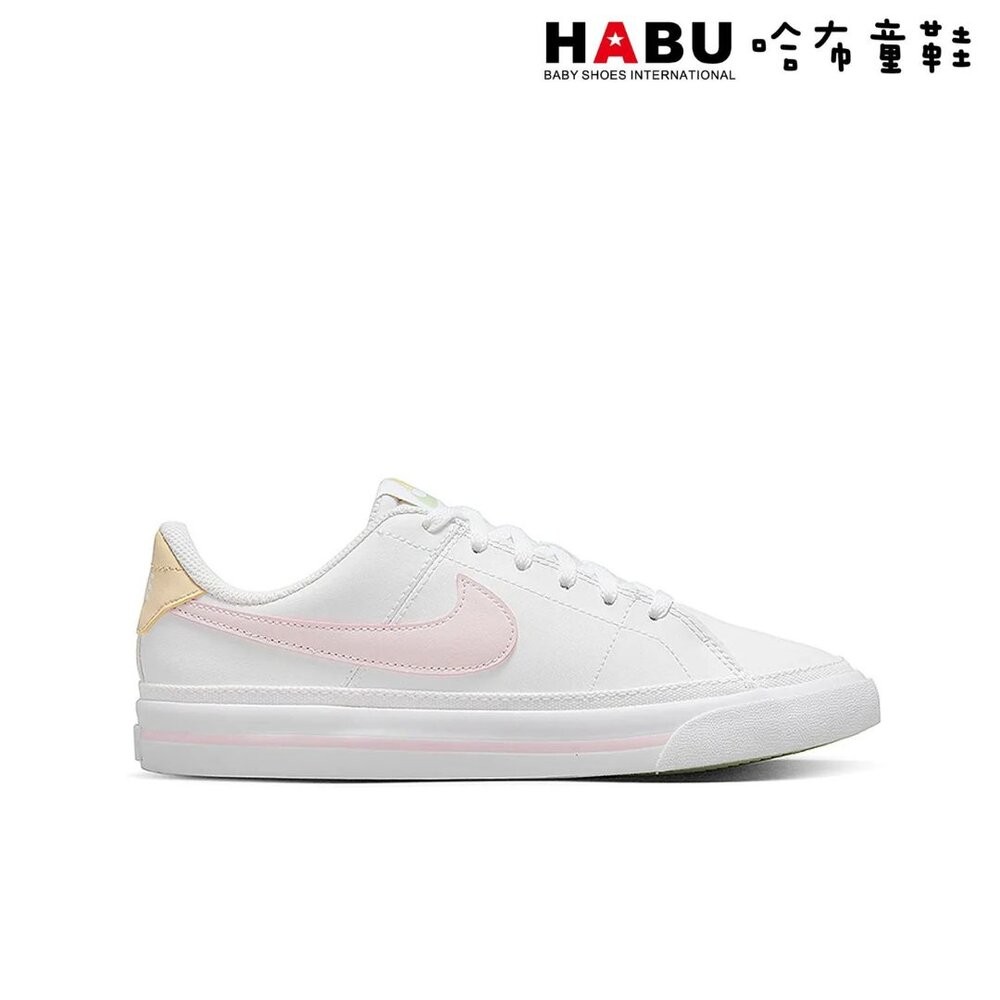 【魔法童鞋】NIKE 耐吉 Court Legacy GS 大童 中鞋 休閒鞋 粉 白 復古 低筒 DA5380-115-細節圖3