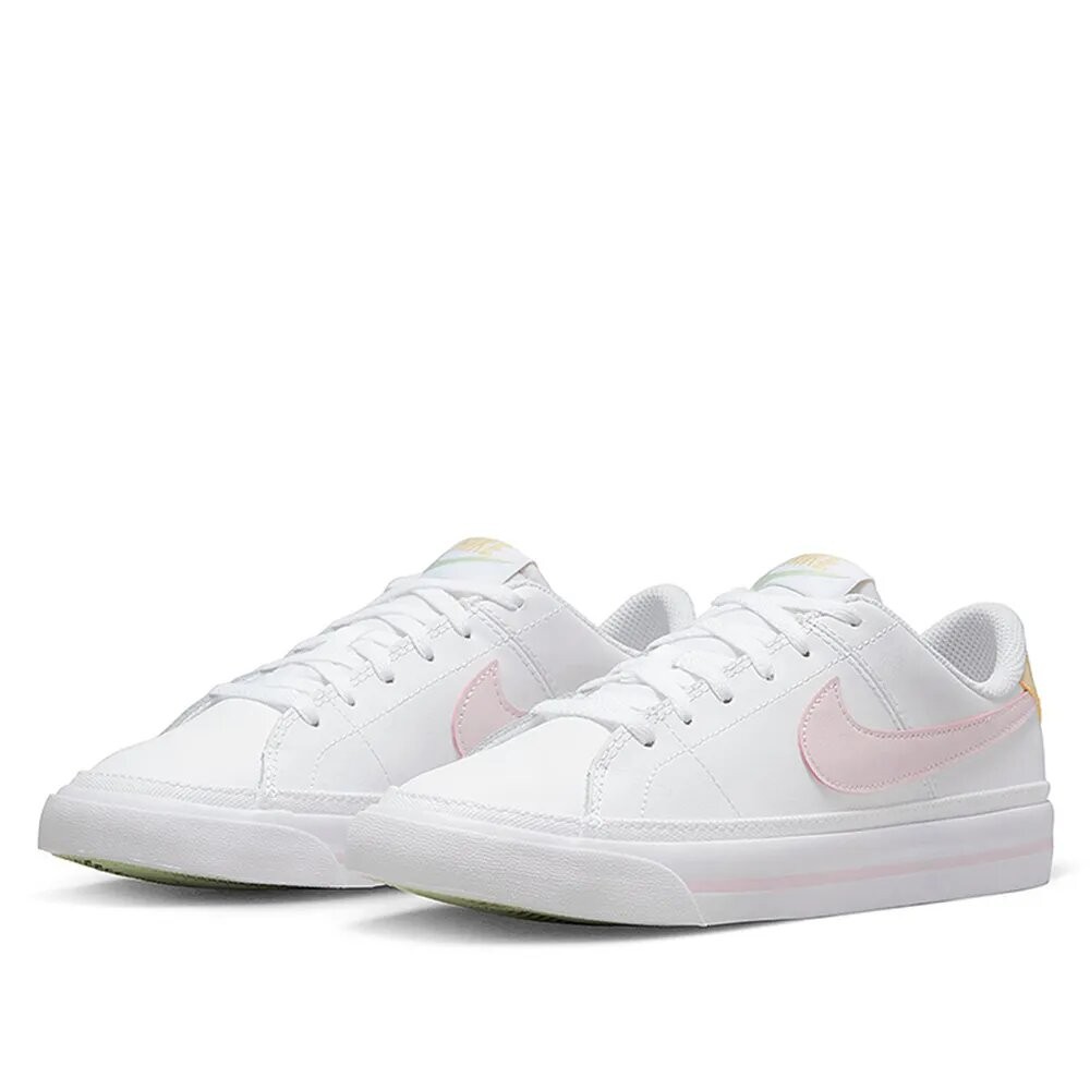 【魔法童鞋】NIKE 耐吉 Court Legacy GS 大童 中鞋 休閒鞋 粉 白 復古 低筒 DA5380-115-規格圖5