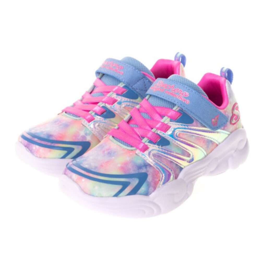 【魔法童鞋】SKECHERS 童鞋 UNICORN STORM 女童系列 休閒鞋 粉 藍 302210LPWMT-規格圖5