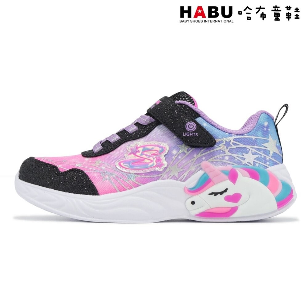 【魔法童鞋】SKECHERS 童鞋 S Lights-Unicorn Dreams-Wishful Magic 女童系列-細節圖2