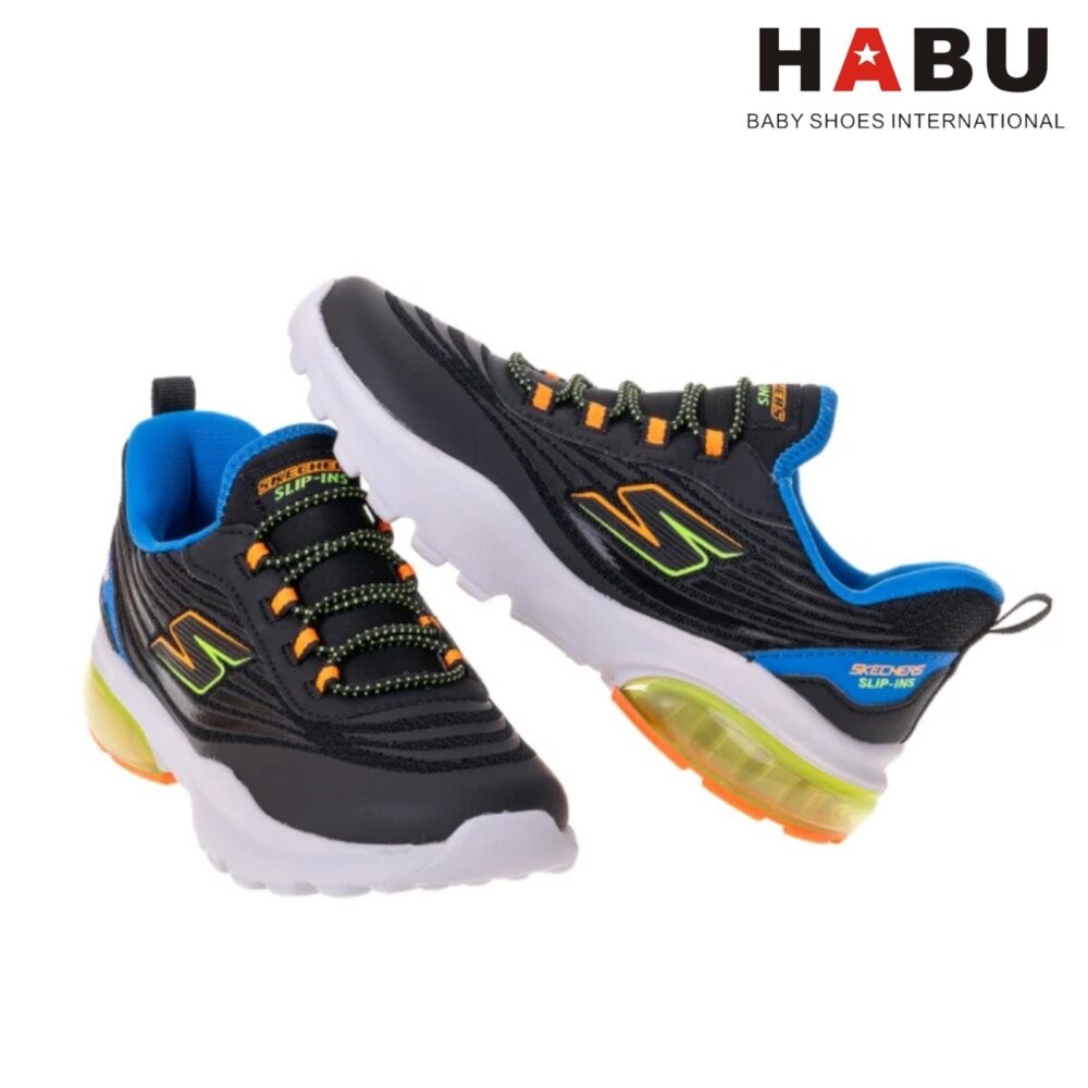 【魔法童鞋】SKECHERS 男童系列 SKECHERS RAZOR AIR 瞬穿舒適科技 403829LBKMT-細節圖3