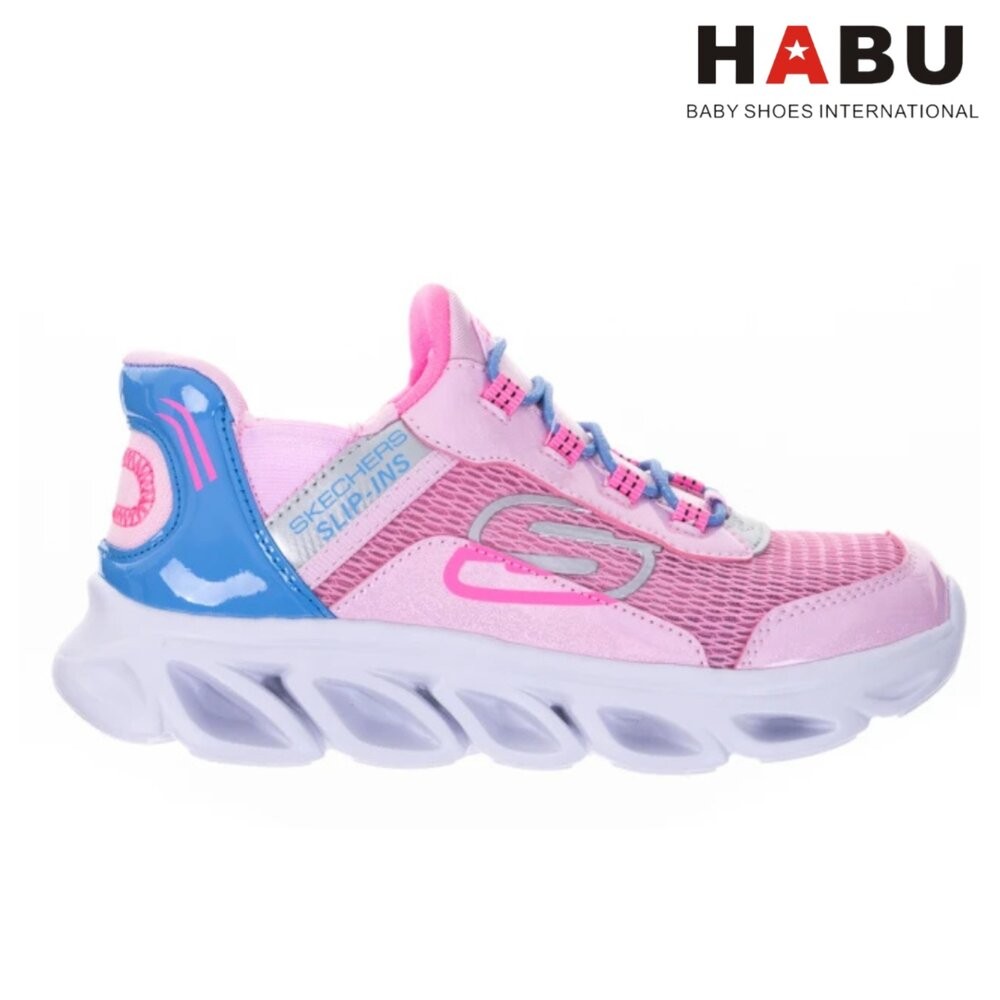 【魔法童鞋】SKECHERS 女童系列 嚴選 中童 瞬穿舒適科技 FLEX GLIDE 319055LPNK-細節圖2