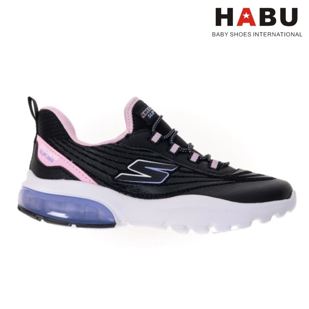 【魔法童鞋】SKECHERS 女童系列 SKECHERS RAZOR AIR 瞬穿舒適科技 303944LBLK-細節圖2