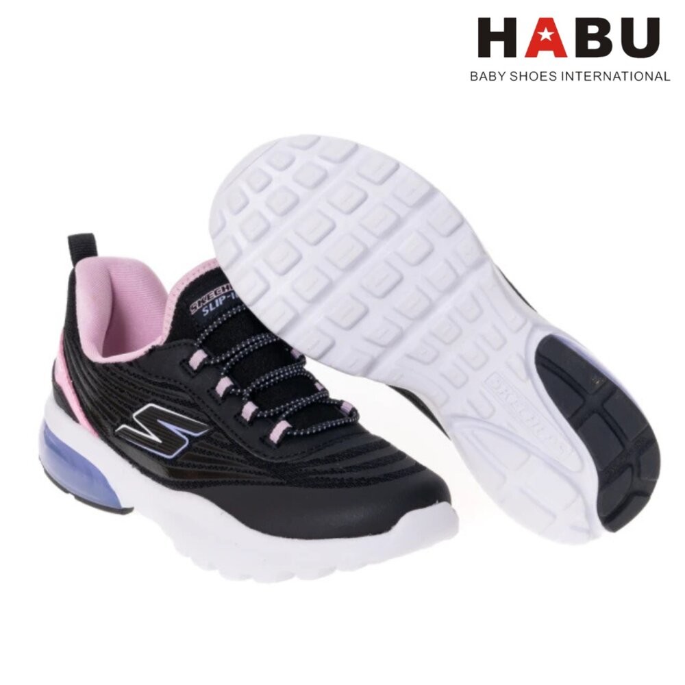 【魔法童鞋】SKECHERS 女童系列 SKECHERS RAZOR AIR 瞬穿舒適科技 303944LBLK-細節圖4