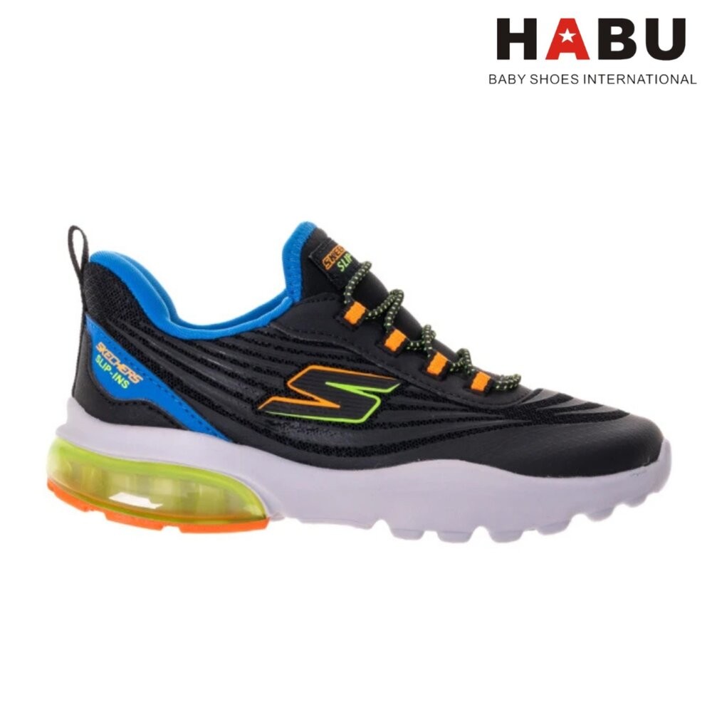 【魔法童鞋】SKECHERS 男童系列 SKECHERS RAZOR AIR 瞬穿舒適科技 403829LBKMT-細節圖2