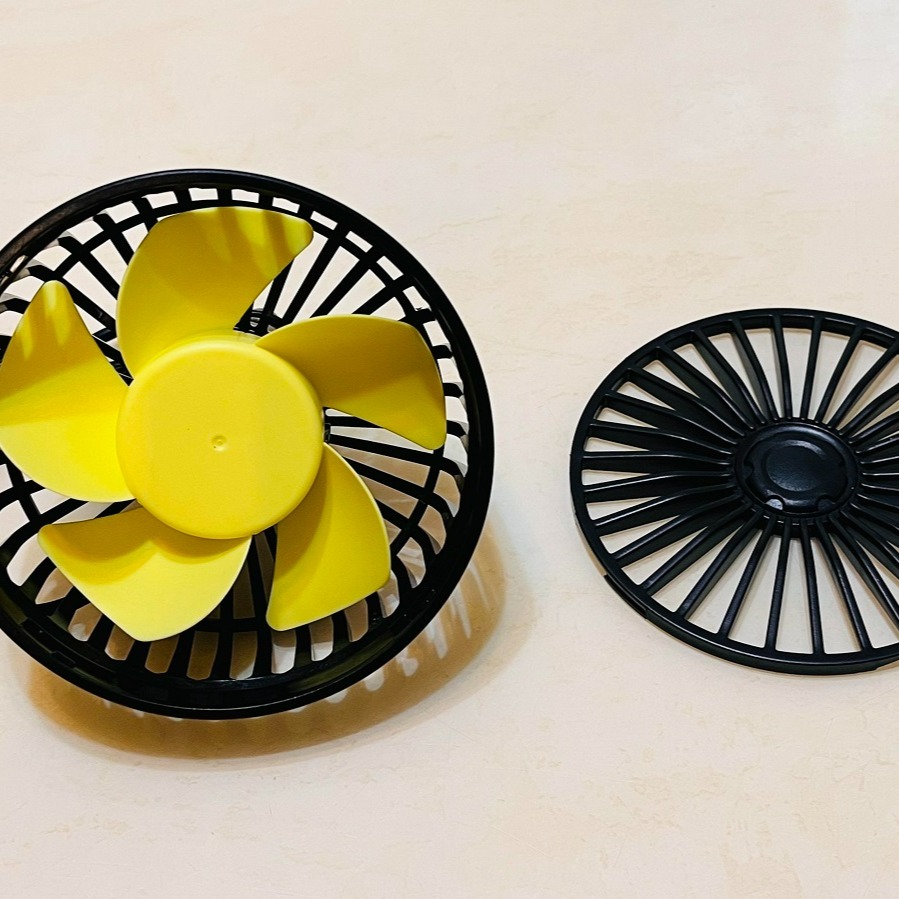 【LiCH】A093 超靜音 汽車冷氣口USB風力裝置 三段調速、七彩LED燈 汽車冷氣口 空氣環循 USB風力裝置-細節圖6