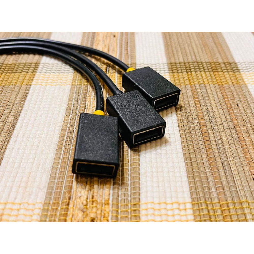 【LiCH】A157 USB分線器 1公分3母 行動電源 充電頭 USB單孔分三孔充電 出國旅遊 戶外露營 車泊必備-細節圖2