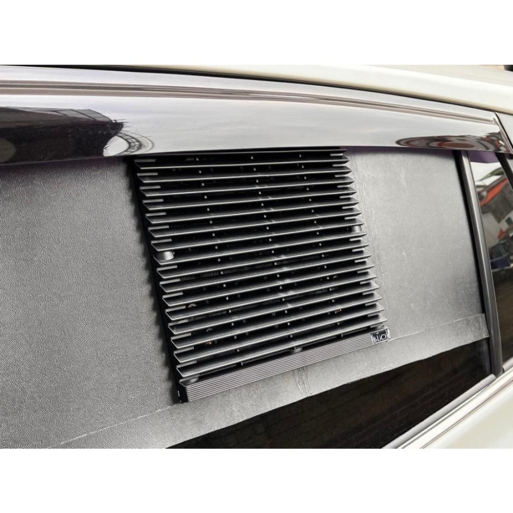 【LiCH】A146 防雨百葉窗-25cm排風扇用 車床散熱通風口 換氣孔 透氣口 排風扇 抽氣扇 循環扇 防雨 遮光-細節圖2