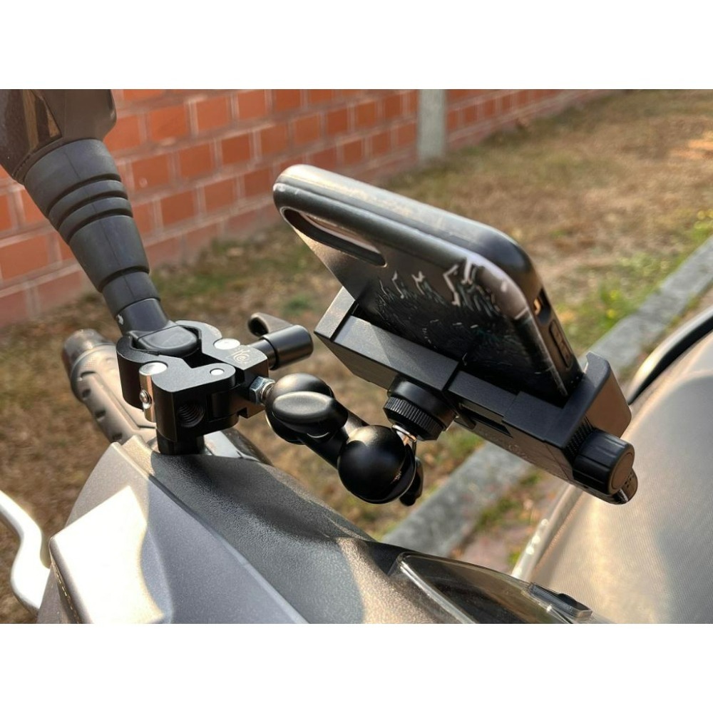 【LiCH】A154 快拆手機導航支架 租用You Bike腳踏車、機車隨夾即用 手機夾螺帽鎖緊穩定可靠 手機導航支架-細節圖7