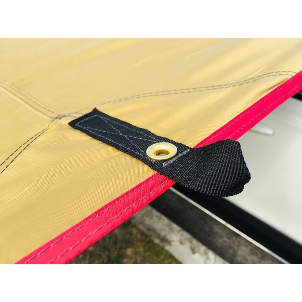 【LiCH】A081 車泊專用 多拉點加厚抗撕裂 黑膠天幕 遮光、隔熱效果佳 車床 野營 露營 車邊天幕 車尾帳 帳篷-細節圖6