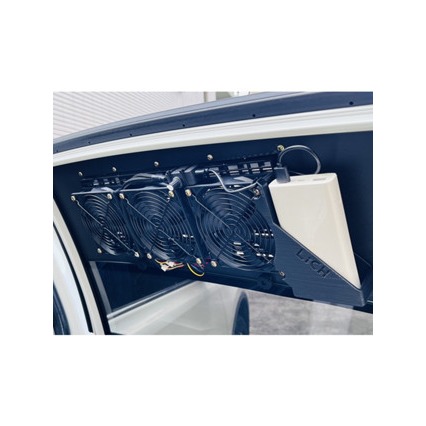 【LiCH】A153 強風款 12V三排風裝置+升壓調速器+百葉窗全套 免誘騙線行動電源直驅12V 車泊排風 空氣循環-細節圖9