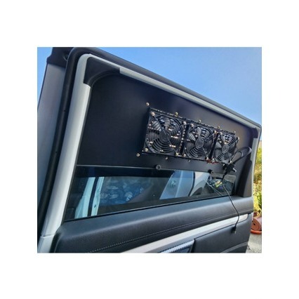 【LiCH】A153 強風款 12V三排風裝置+升壓調速器+百葉窗全套 免誘騙線行動電源直驅12V 車泊排風 空氣循環-細節圖7