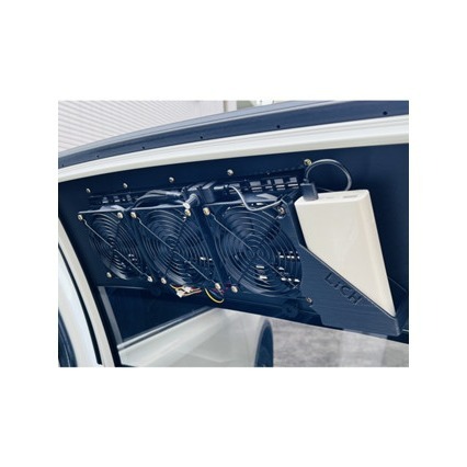 【LiCH】A153 強風款 12V三排風裝置+升壓調速器+百葉窗全套 免誘騙線行動電源直驅12V 車泊排風 空氣循環-細節圖9