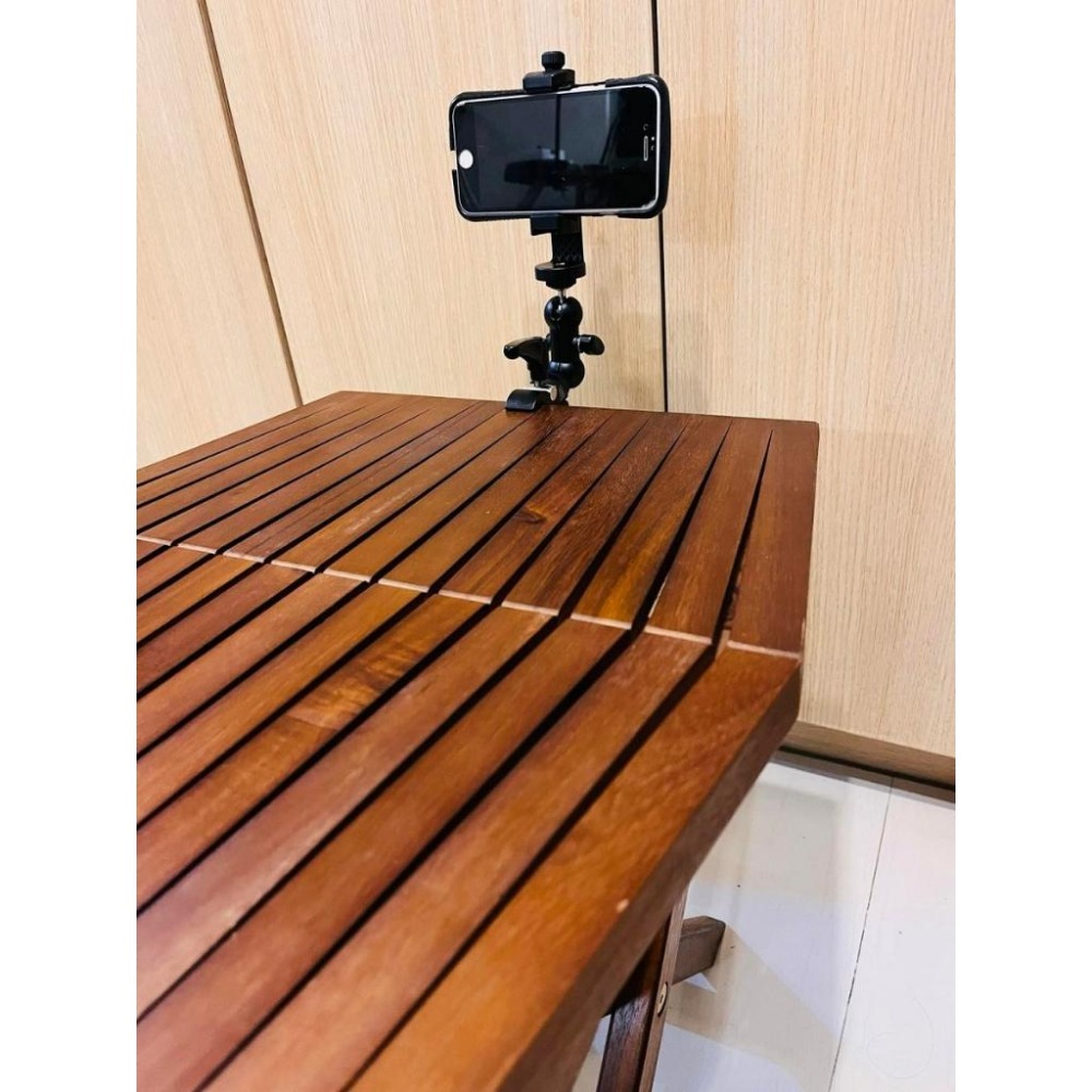 【LiCH】A144 萬向手臂夾 支架夾 1/4＂螺牙  GORPO 露營燈 LED燈 手機夾 在桿、柱、露營桌、客廳帳-細節圖5