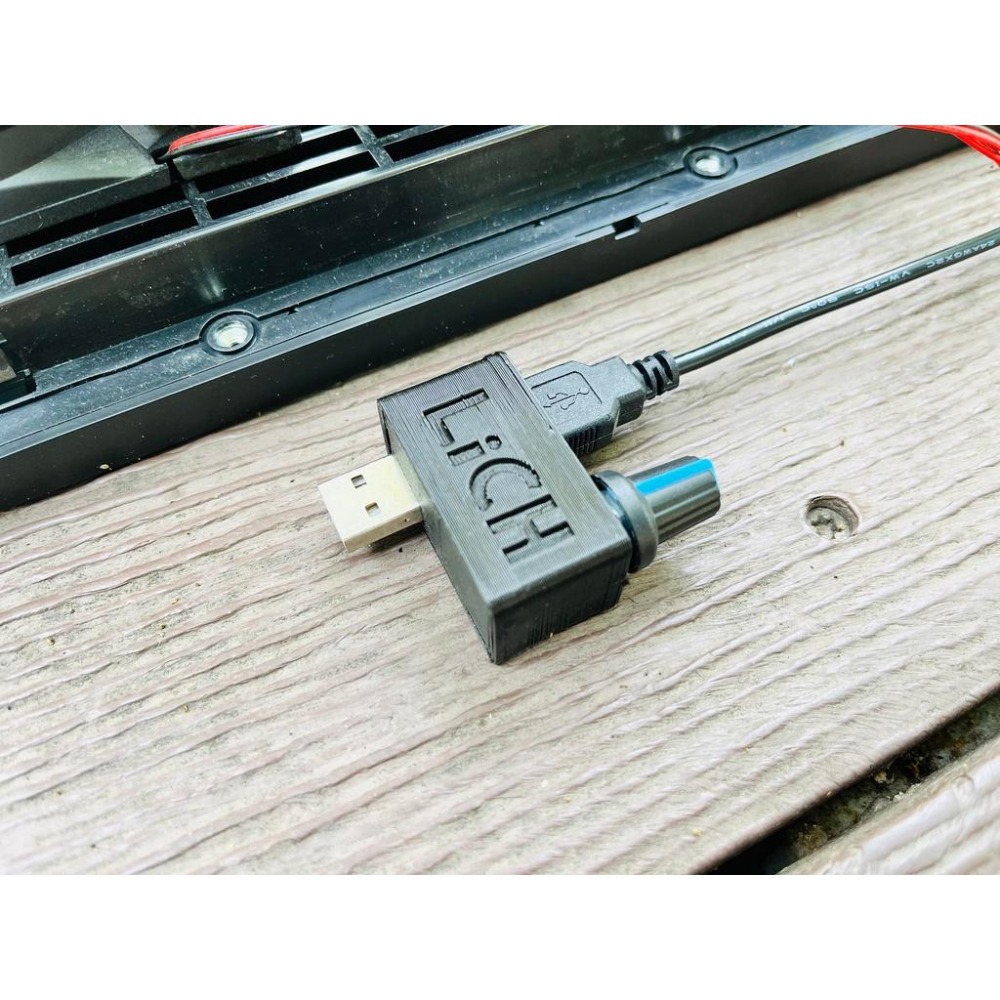 【LiCH】A126 5V USB風力調速盒 帶開關+外殼 USB風力無段調速用 排風、小風、電風、電腦風力-細節圖4