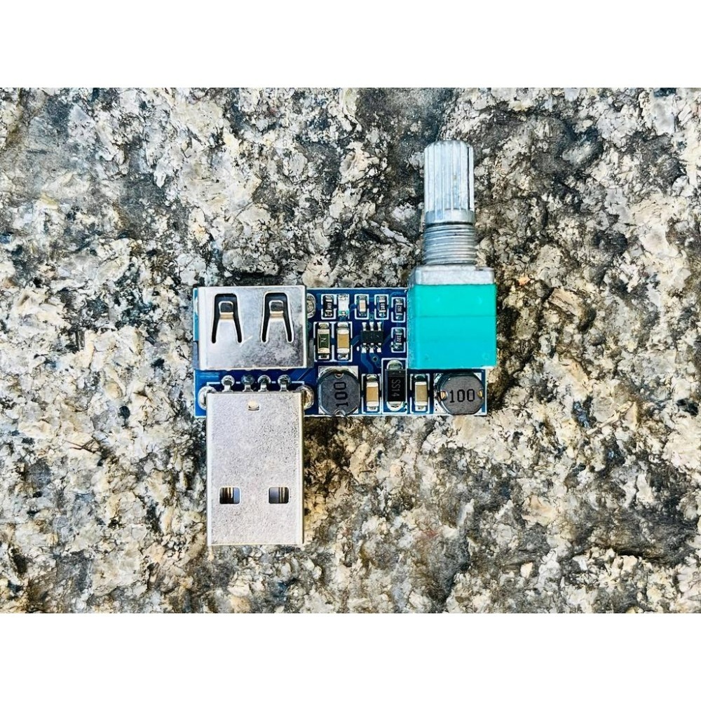 【LiCH】A126 5V USB風力調速盒 帶開關+外殼 USB風力無段調速用 排風、小風、電風、電腦風力-細節圖2