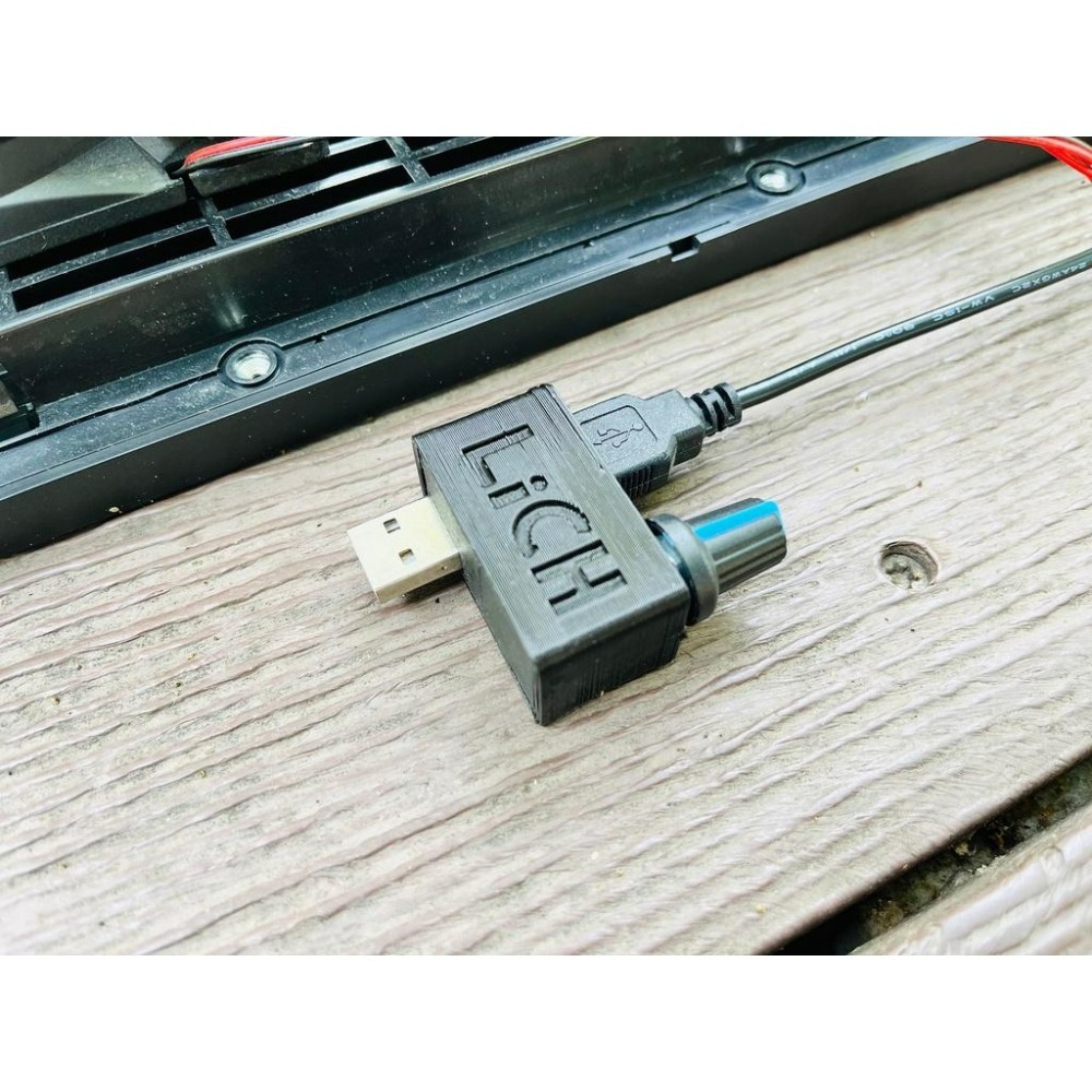 【LiCH】A126 5V USB風力調速盒 帶開關+外殼 USB風力無段調速用 排風、小風、電風、電腦風力-細節圖4