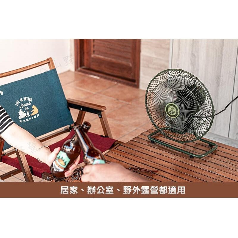 【LiCH】A128 贈快拆螺絲 樂活不露 12吋 360度擺頭 靜音扇 可改立扇/吊扇 露營風扇 工業扇 桌扇 電風扇-細節圖4