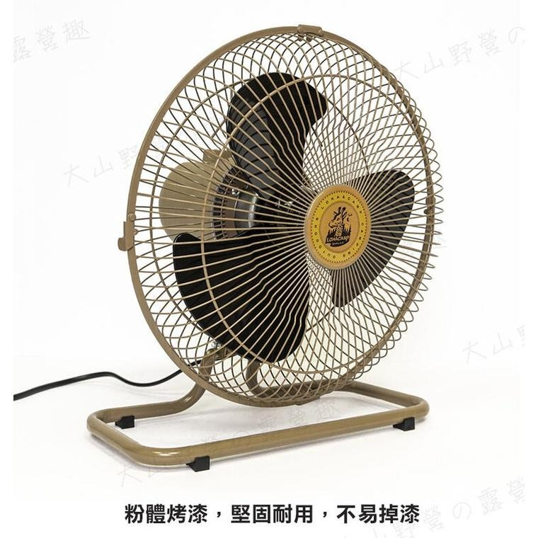 【LiCH】A128 贈快拆螺絲 樂活不露 12吋 360度擺頭 靜音扇 可改立扇/吊扇 露營風扇 工業扇 桌扇 電風扇-細節圖6