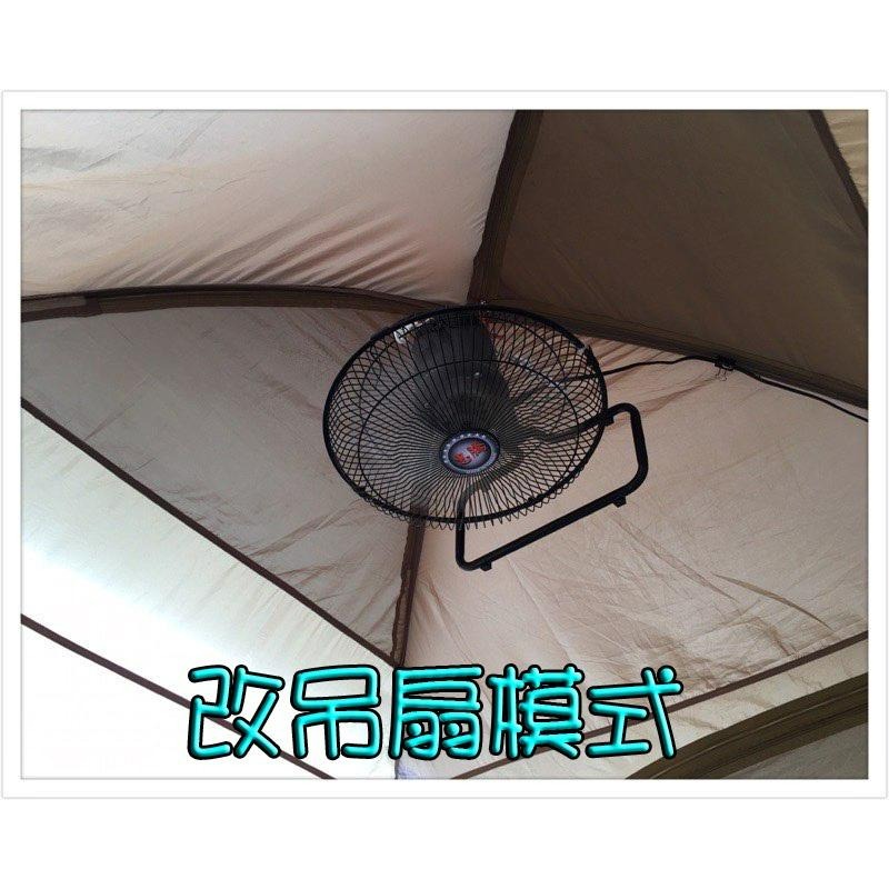 【LiCH】A128 贈快拆螺絲 樂活不露 12吋 360度擺頭 靜音扇 可改立扇/吊扇 露營風扇 工業扇 桌扇 電風扇-細節圖8