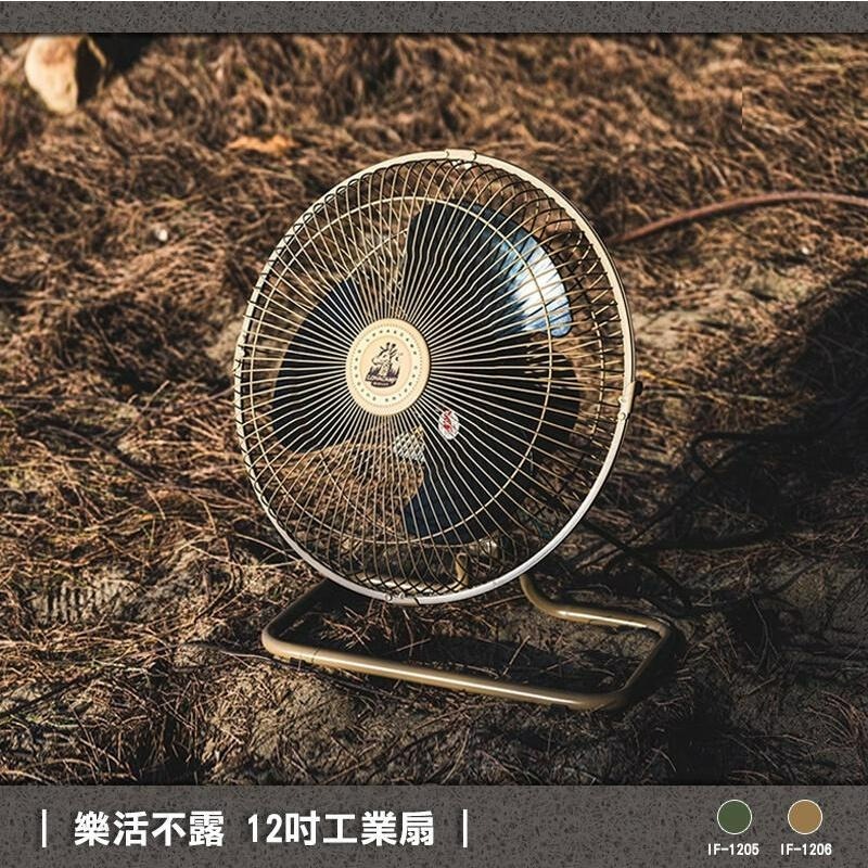 【LiCH】A128 贈快拆螺絲 樂活不露 12吋 360度擺頭 靜音扇 可改立扇/吊扇 露營風扇 工業扇 桌扇 電風扇-細節圖2