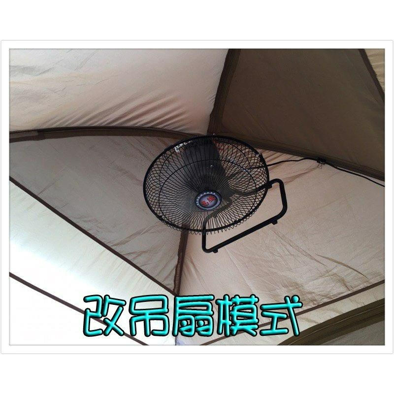 【LiCH】A128 贈快拆螺絲 樂活不露 12吋 360度擺頭 靜音扇 可改立扇/吊扇 露營風扇 工業扇 桌扇 電風扇-細節圖8