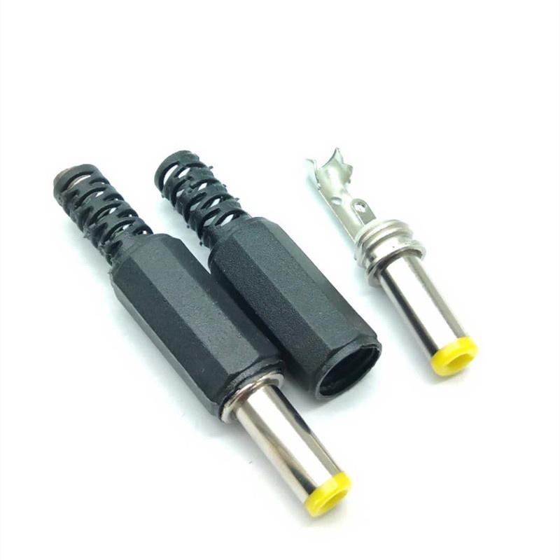 【LiCH】A123 DC 5.5x2.1mm公插頭 DIY焊接加長音叉 DC電源插頭 DC5521 自焊-細節圖2