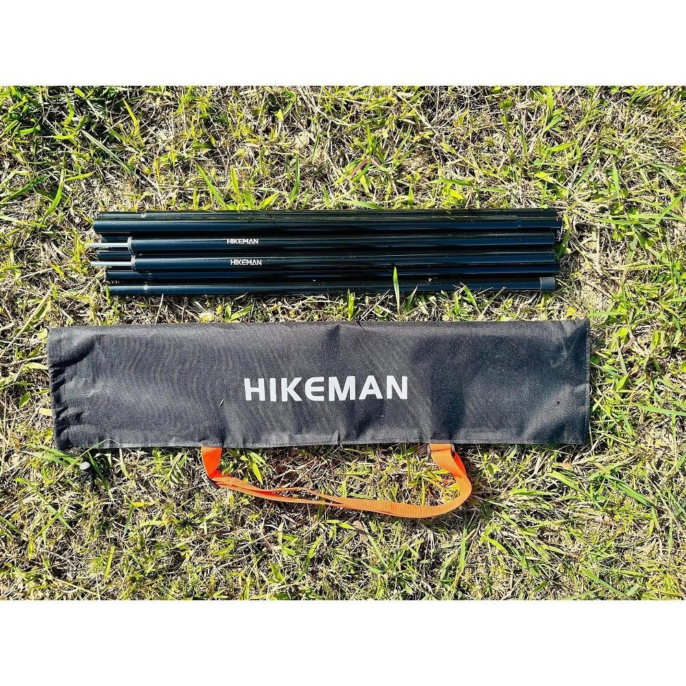 【LiCH】A069 加粗2米四節營柱-2支 送收納袋+防雷帽 高強度鍍鋅鐵管 天幕 帳篷 車邊帳 車尾帳 營桿 營柱-細節圖4