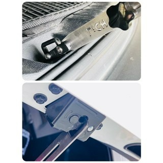 【LiCH】A030台灣製 二代不鏽鋼防盜尾門支撐桿 卡扣設計易裝易拆、可調長度、拉絲表面拋光 車床、車宿、車泊通風必備-細節圖8