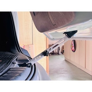 【LiCH】A030台灣製 二代不鏽鋼防盜尾門支撐桿 卡扣設計易裝易拆、可調長度、拉絲表面拋光 車床、車宿、車泊通風必備-細節圖9