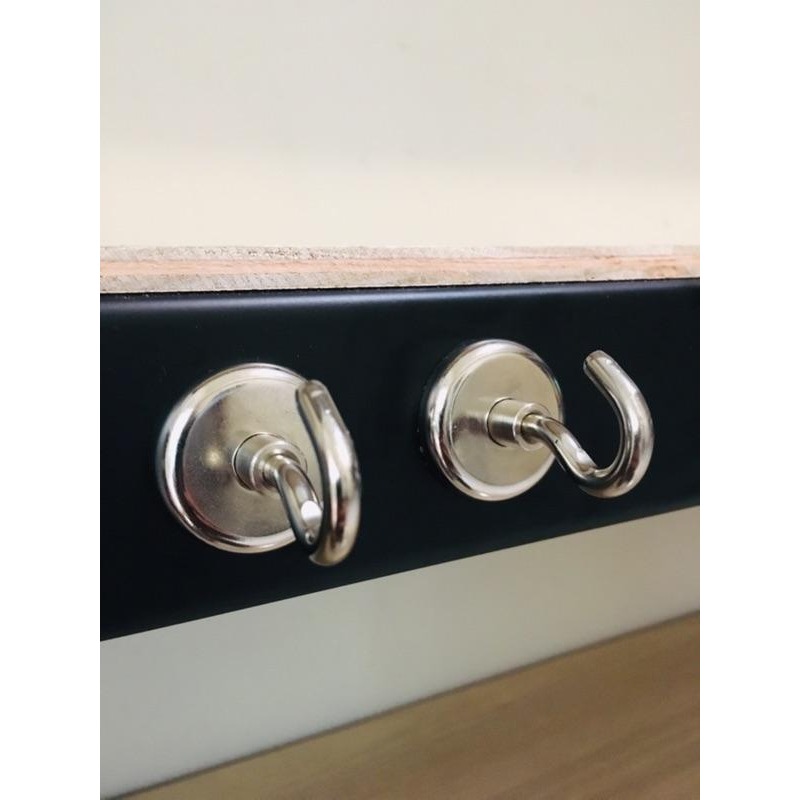 【LiCH】A053 D36強力磁鐵掛勾 獨家贈矽膠保護貼 避免刮傷車體鈑金 釹鐵錋磁力超強 車宿、車床必備 角鋼 貨架-細節圖2