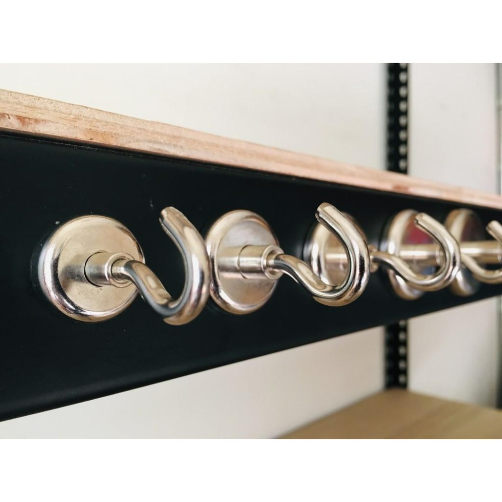 【LiCH】A053 釹鐵錋 強力磁鐵掛勾 超強&永久磁力D25~D48mm五種尺寸 車體鈑金、置物架、倉儲架、輕鋼架-細節圖2