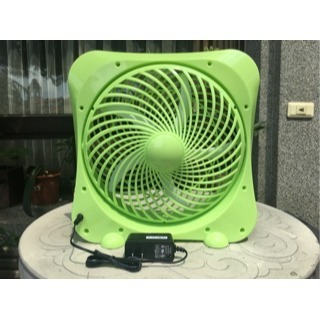 【LiCH】A083 尚朋堂10吋12V DC節能扇 DC馬達超低耗電 機身輕薄風量大，車床 野營 露營 居家 電池供電-細節圖2