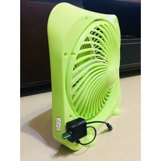 【LiCH】A083 尚朋堂10吋12V DC節能扇 DC馬達超低耗電 機身輕薄風量大，車床 野營 露營 居家 電池供電-細節圖5