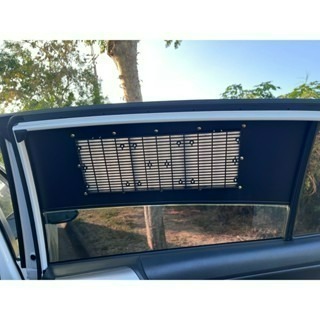 【LiCH】A177 客製雷切窗板+防雨百葉窗+三排風裝置 車泊排風用 可依不同車款製作 窗形完全吻合 免DIY裁切窗板-細節圖2